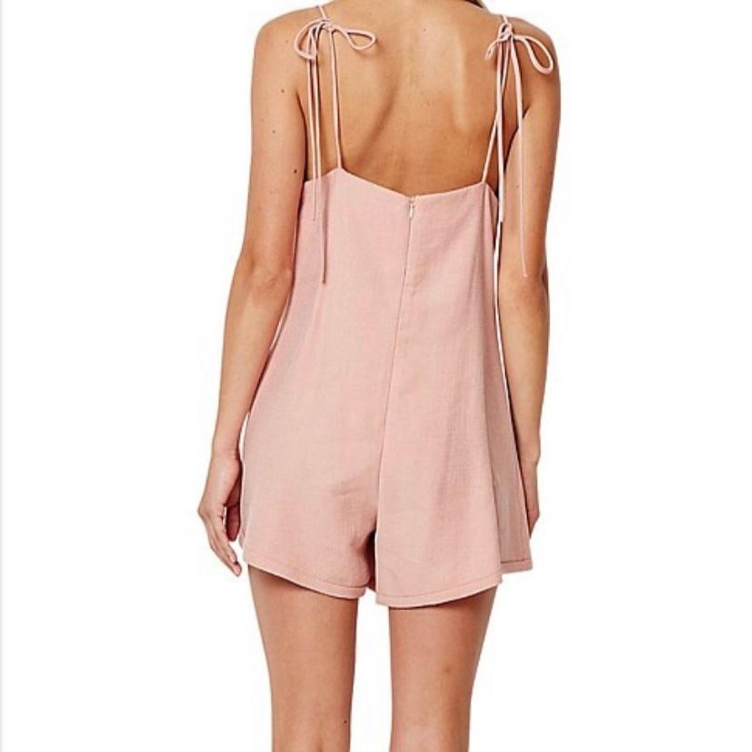 Bec + Bridge Lady Lou Playsuit Pink Size 6 for rent on The Volte - main image