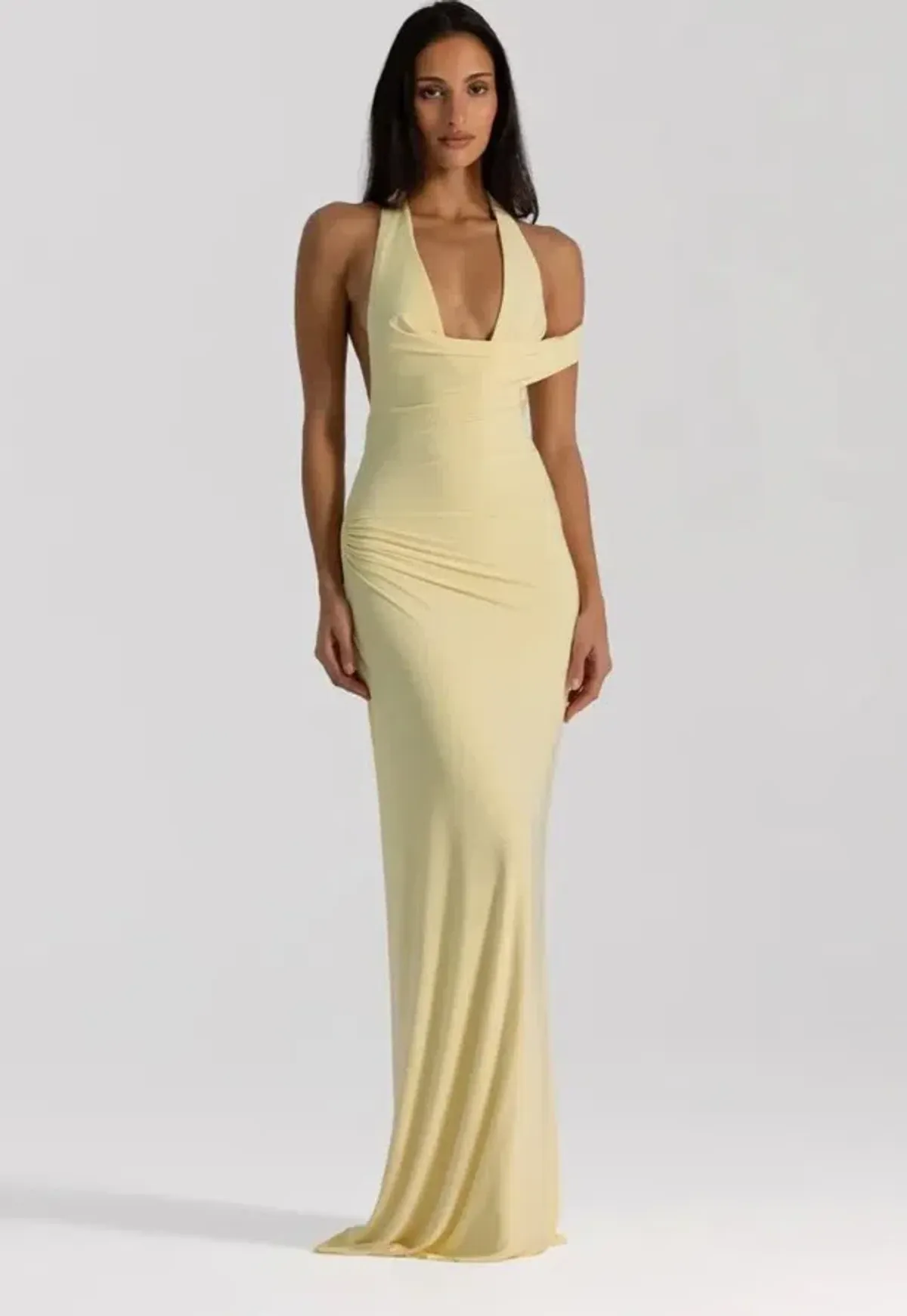 Natalie Rolt Mariela Gown in Lemon Size 10 for rent on The Volte - main image