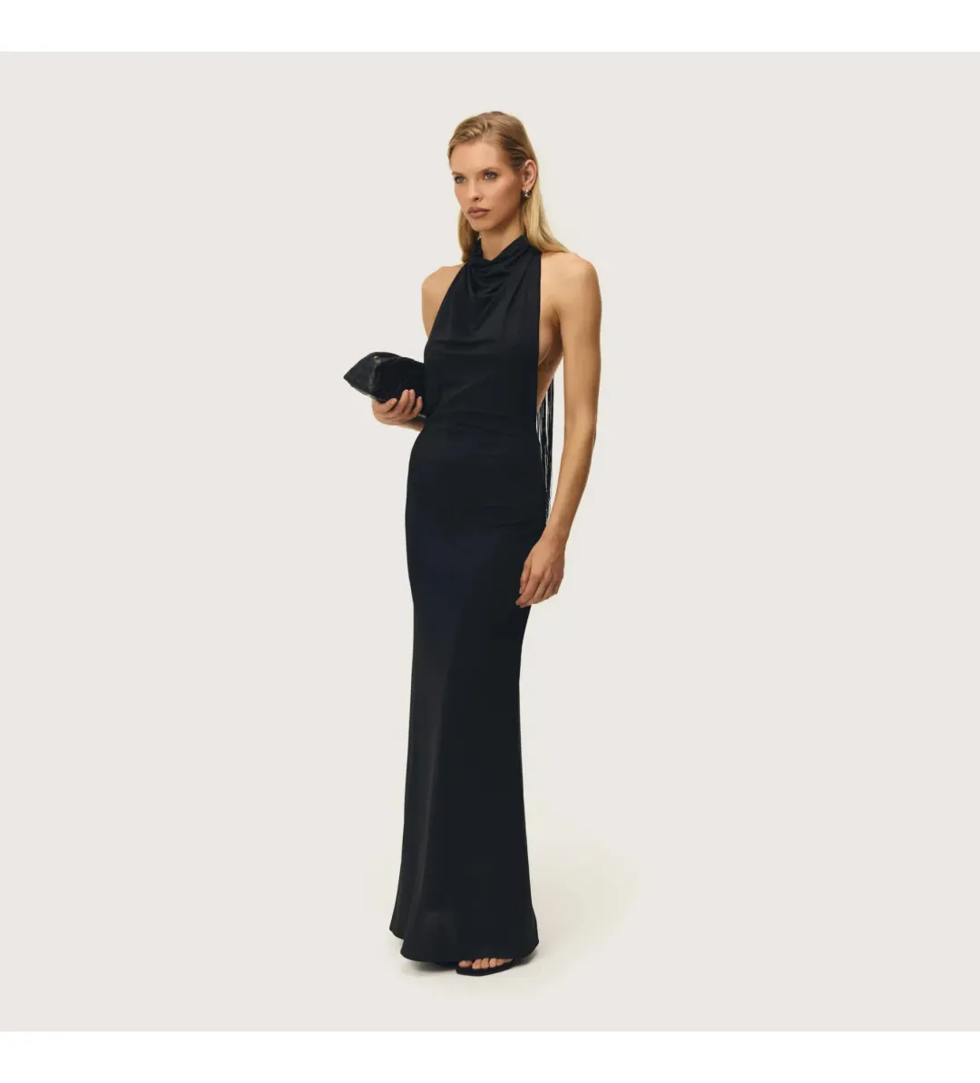 Arcina Ori Jean Dress in Black Size XS/AU6 for rent on The Volte - main image