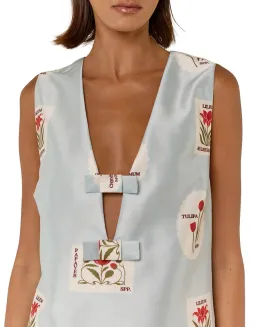 Palm Noosa juniper mini dress Franco stamp  for rent on The Volte - image 2