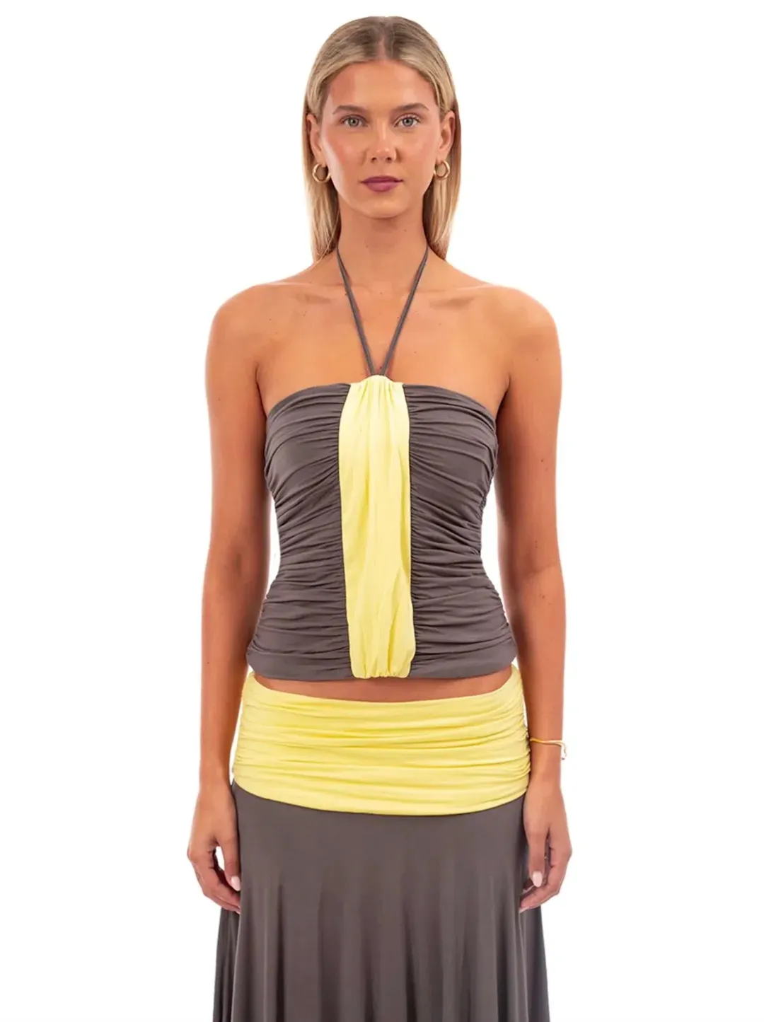 I AM DELILAH Verona Halter Top & Midi Skirt. Size S (8-10 AU) for rent on The Volte - main image
