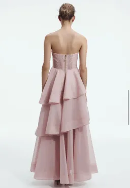Aje Clover gown size 12 fawn pink for rent on The Volte - image 3