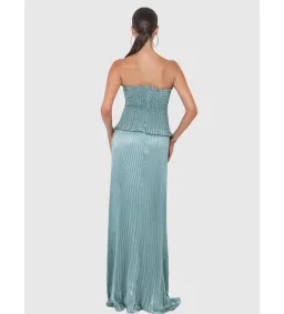 L'Idee Maya Gown in Evergreen Shimmer Size AU12 for rent on The Volte - image 3