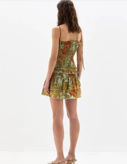 Sir Eliana Ruffled Mini Dress Size 1/8 for rent on The Volte - image 2