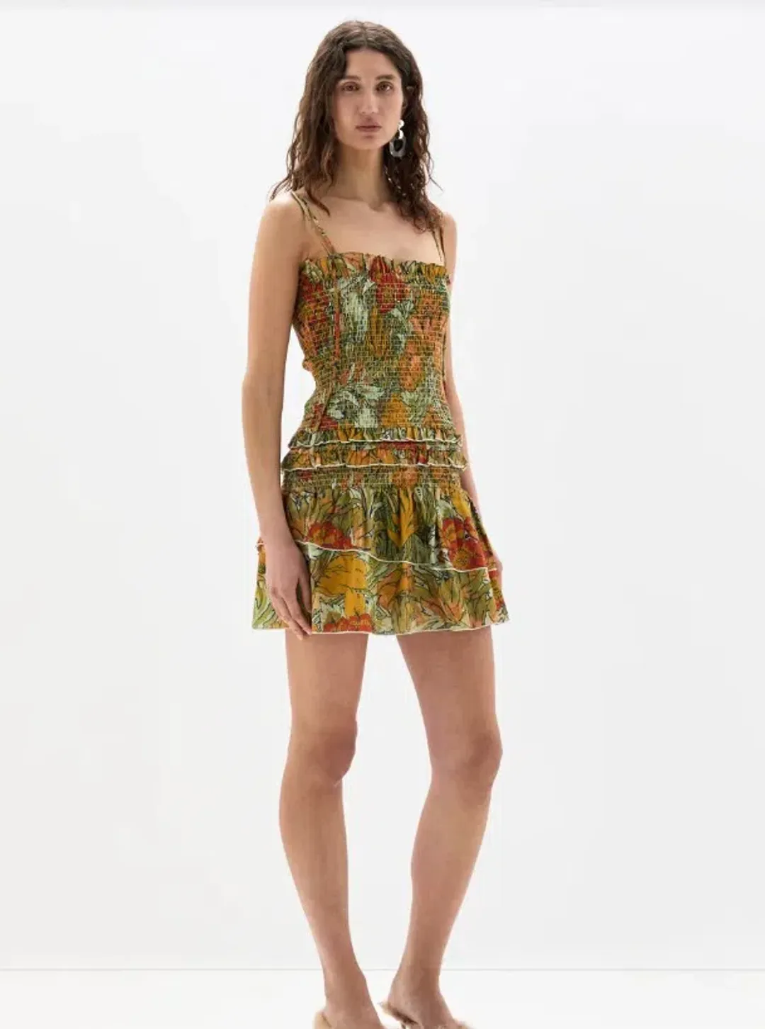 Sir Eliana Ruffled Mini Dress Size 1/8 for rent on The Volte - main image