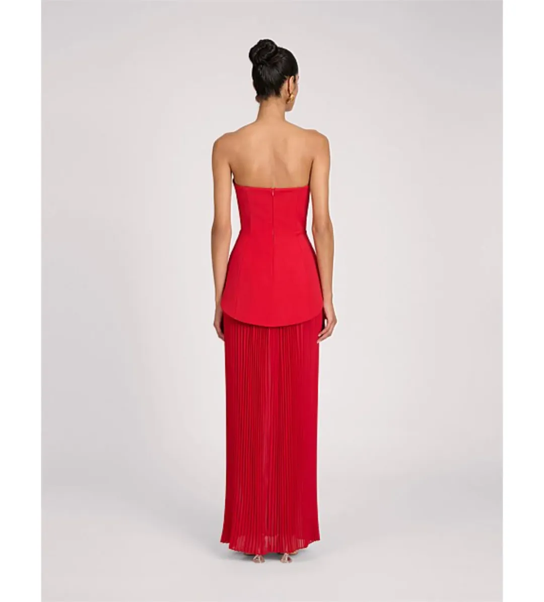 Eliya The Label Leo Maxi Dress in Red Size AU8 for rent on The Volte - main image