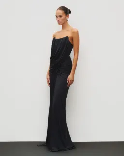 Heiress Beverly Hill: GATHERED DRAPE GOWN STRAPLESS for rent on The Volte - image 2