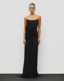 Heiress Beverly Hill: GATHERED DRAPE GOWN STRAPLESS for rent on The Volte - image 1