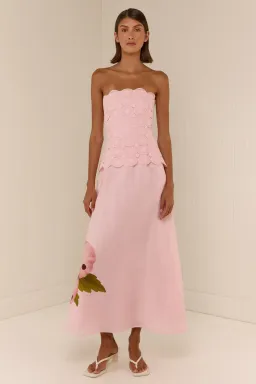 Palm Noosa Drew Dress in hibi polka for rent on The Volte - image 1