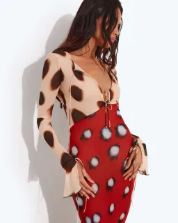 Rat & Boa Sabine Dress Animal Size M / AU 10 for rent on The Volte - image 7
