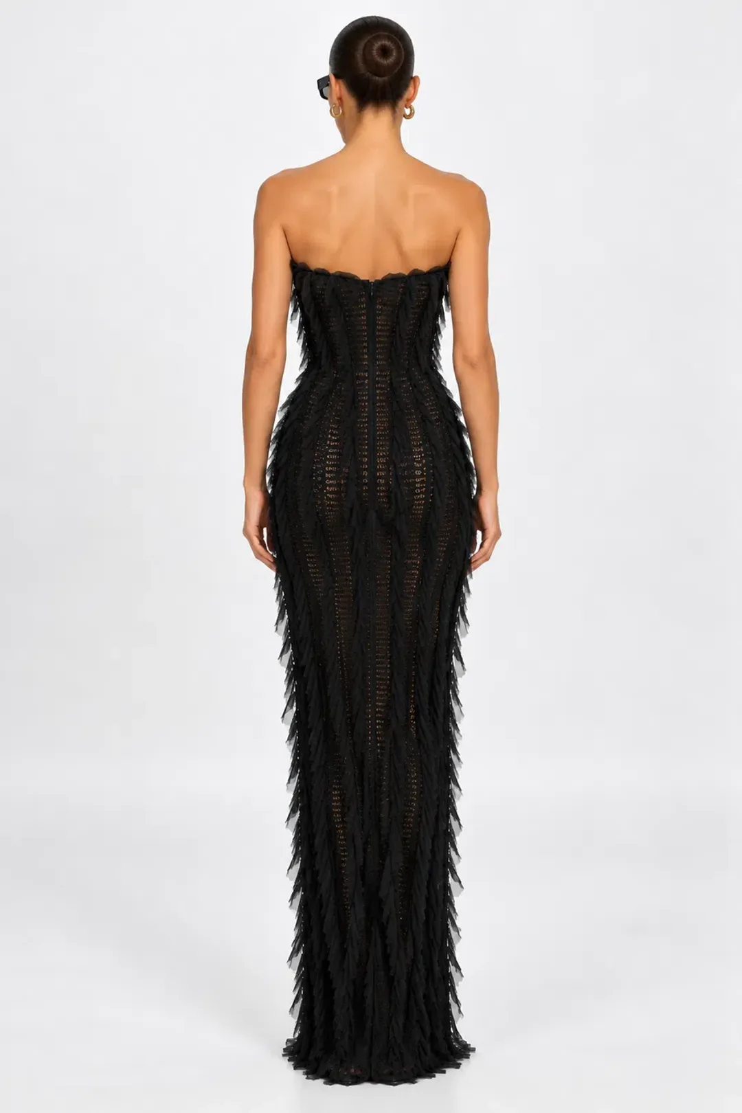 Jefre Sei Jasmine Gown Black Size 10 for rent on The Volte - main image