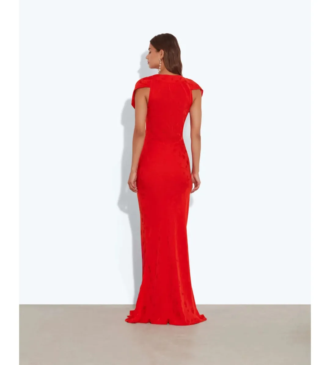 Rat & Boa Odessa Maxi Dress in Red Size AU10 for rent on The Volte - main image