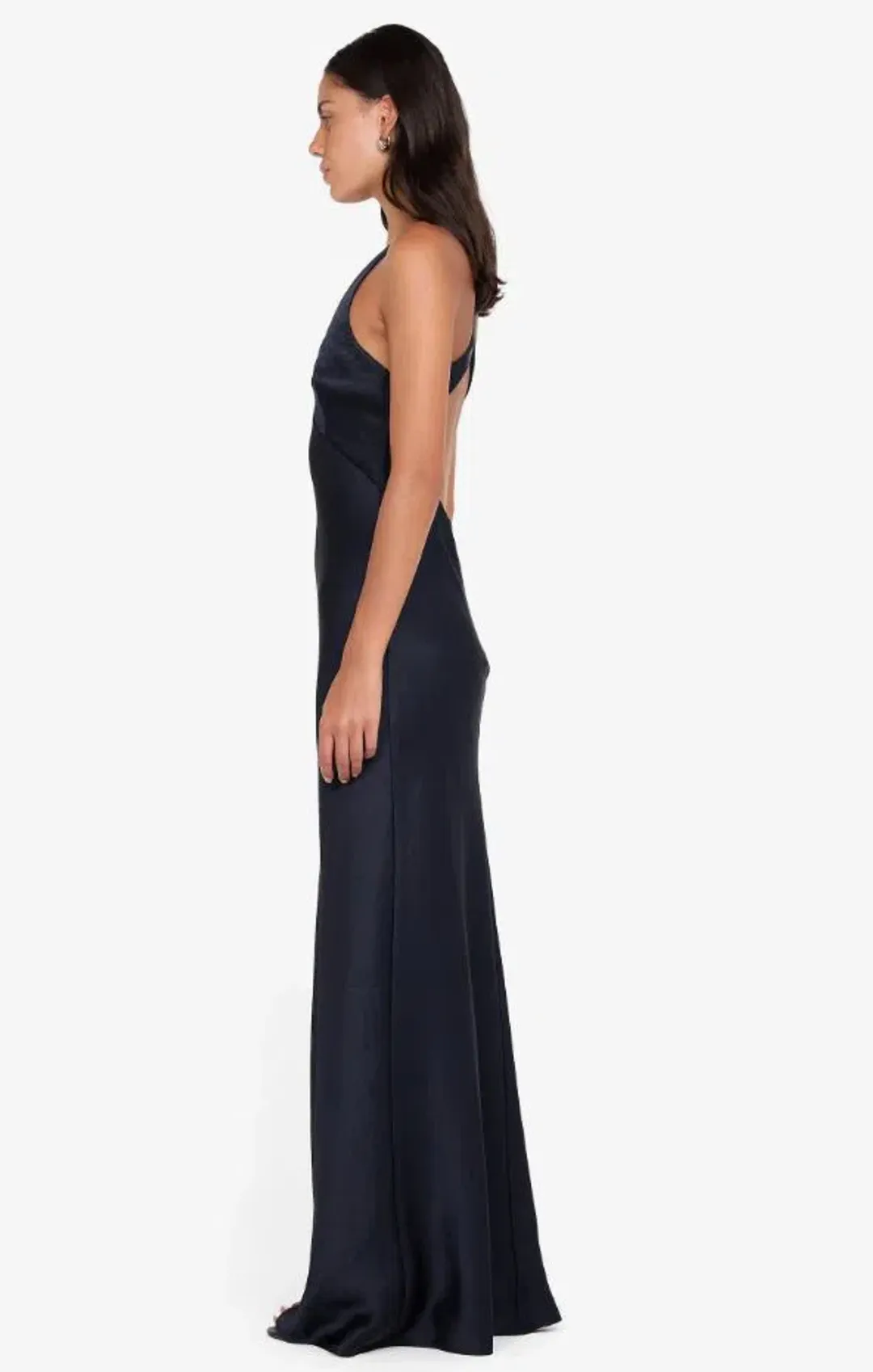 THE DREAMER V NECK DRESS - INK for rent on The Volte - main image