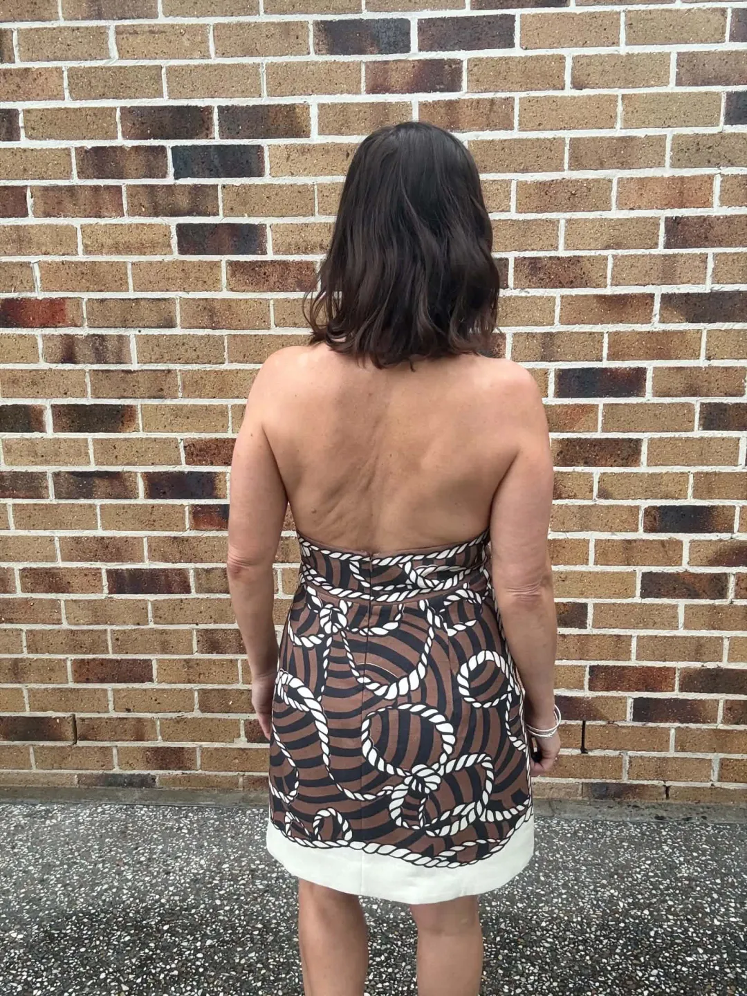 ALEMAIS SAIL HALTER MINI DRES SIZE 10 for rent on The Volte - main image