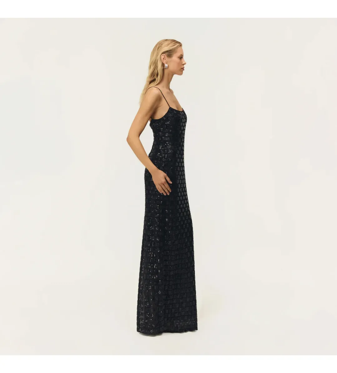 Arcina Ori Stevie Maxi Dress in Black Size AU8 for rent on The Volte - main image