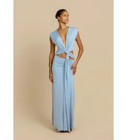 Arcina Ori Jade Maxi Dress in Blue Size AU8 for rent on The Volte - image 1