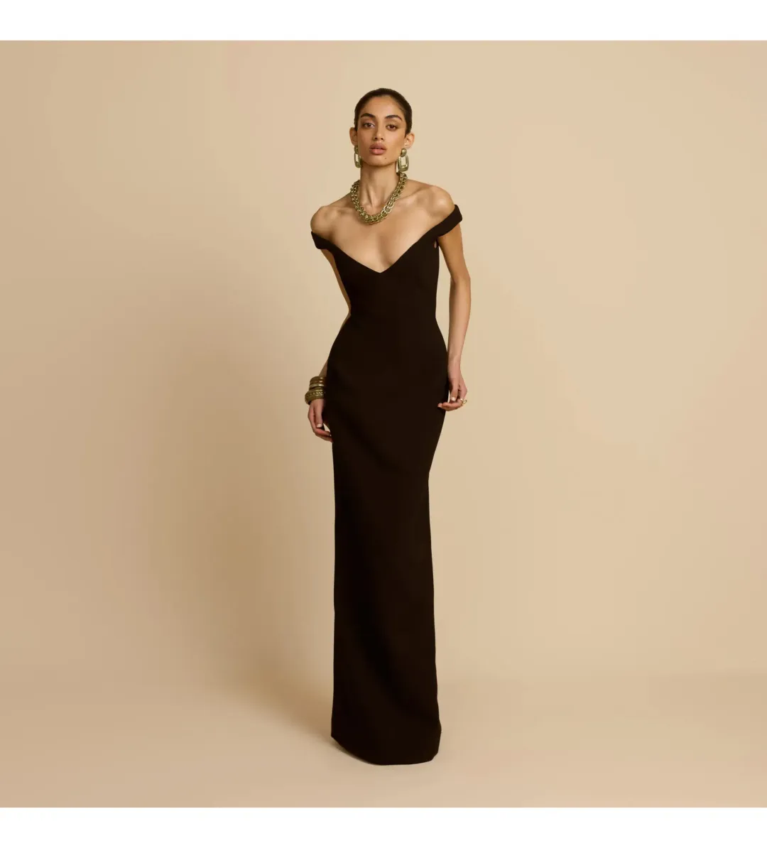 Arcina Ori Ellery Maxi Dress in Black Size AU6 for rent on The Volte - main image