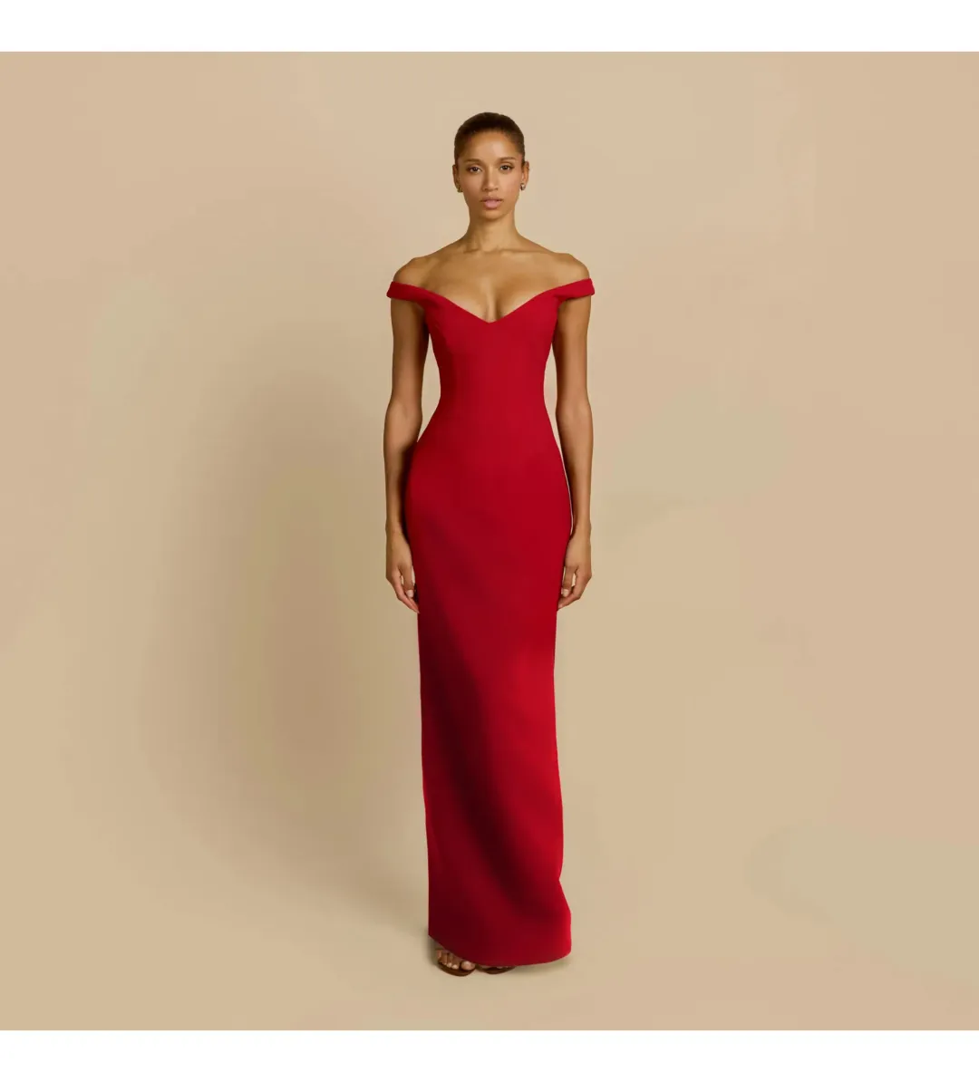 Arcina Ori Ellery Maxi Dress in Red Size AU10 for rent on The Volte - main image