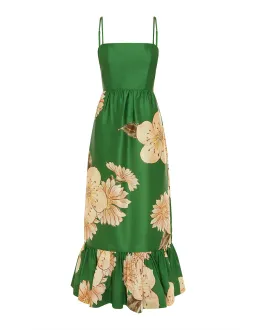 Alemais Sage Green Midi Dress Size 14 for rent on The Volte - image 5