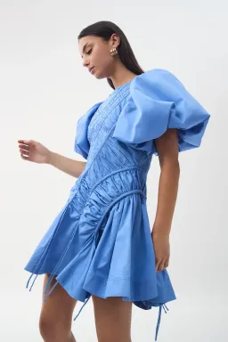 AJE WISTERIA MINI DRESS BLUE  for rent on The Volte - image 2