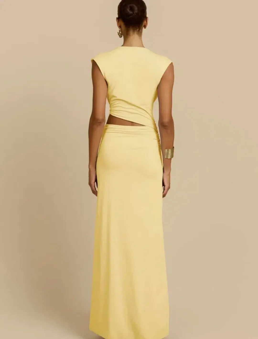 Arcina Ori Jade Dress Lemon Size S/AU 8 for rent on The Volte - main image