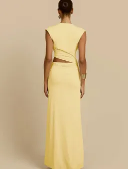 Arcina Ori Jade Dress Lemon Size S/AU 8 for rent on The Volte - image 3