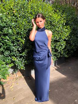 Camilla and Marc Foxglove Dress Navy Size 6 for rent on The Volte - image 3