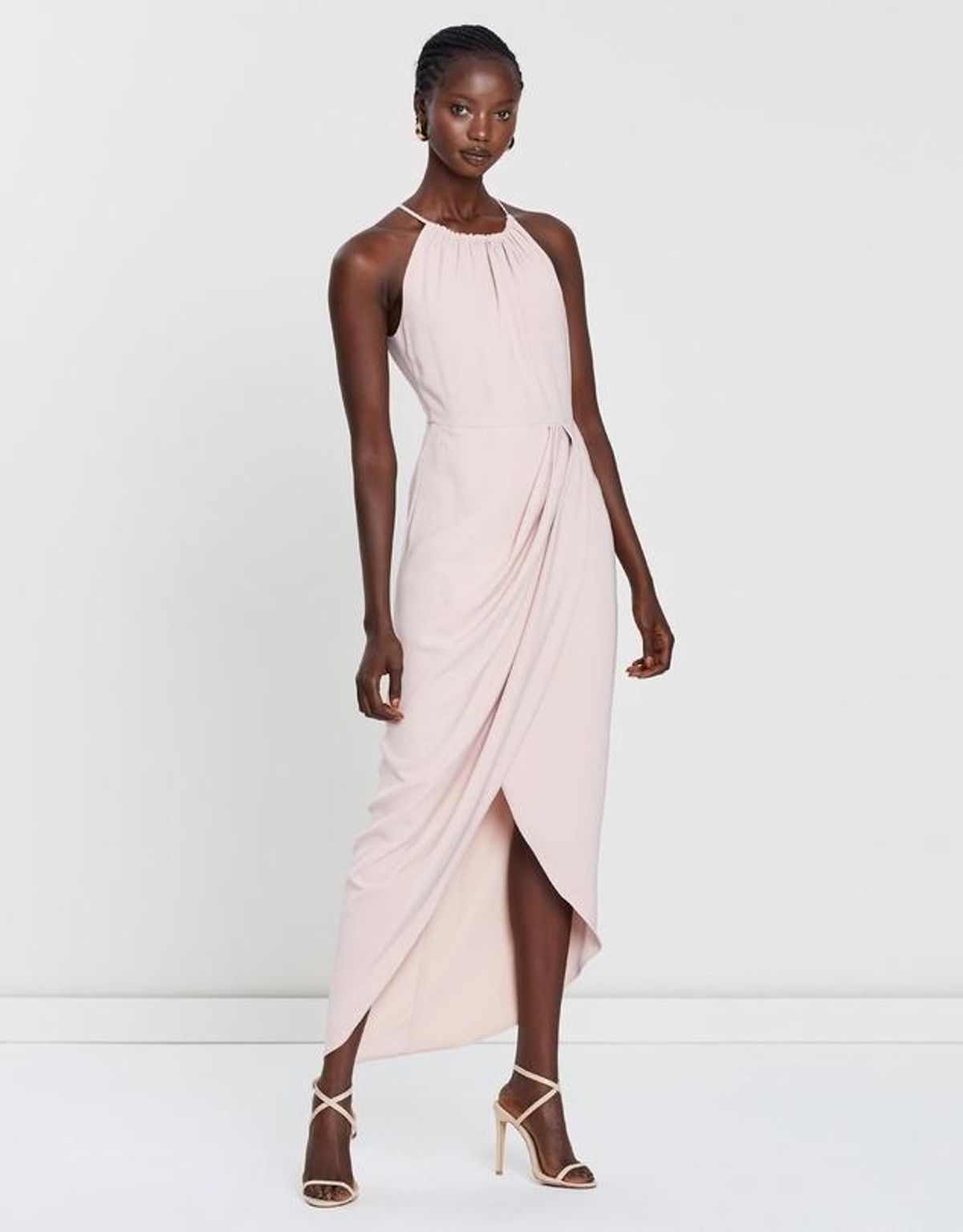 Shona Joy Core High Neck Ruched Dress  for rent on The Volte - main image