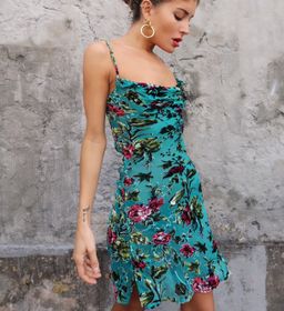 Rat & Boa The Leila Dress Green Size 8  for rent on The Volte - image 1