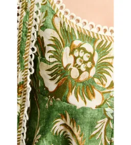 Alémais Alessia Ballet Maxi Sundress in Green Floral Size 12 for rent on The Volte - image 4