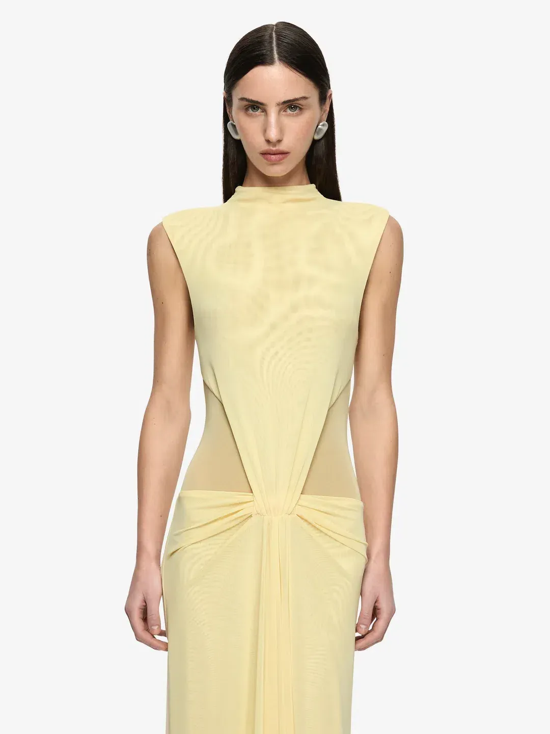 Bec & Bridge Odea Gathered Maxi Lemon Yellow Size S (8) for rent on The Volte - main image