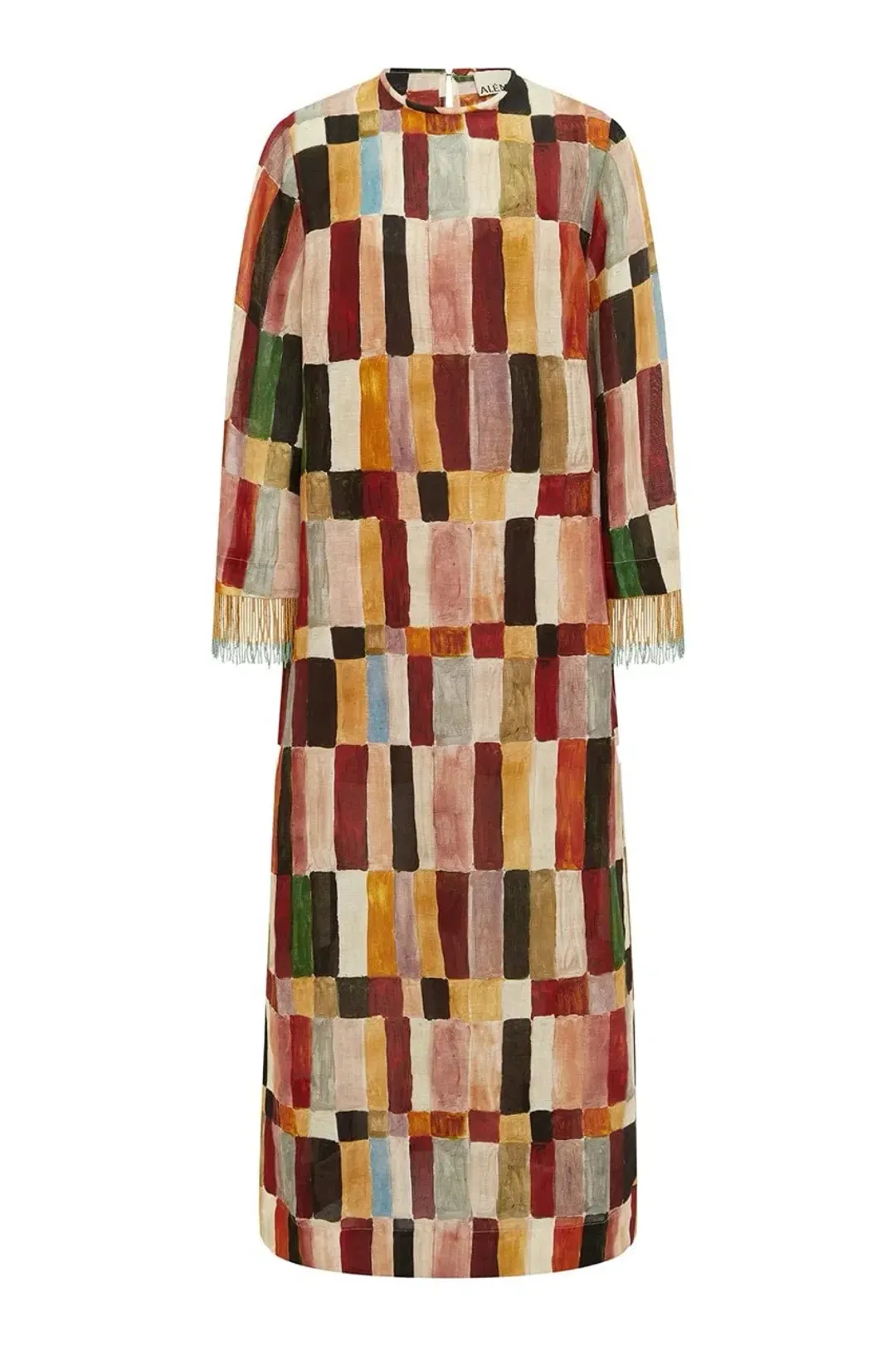 ALEMAIS Marjorelle Tunic Midi Dress Multi Size 8 AU for rent on The Volte - main image