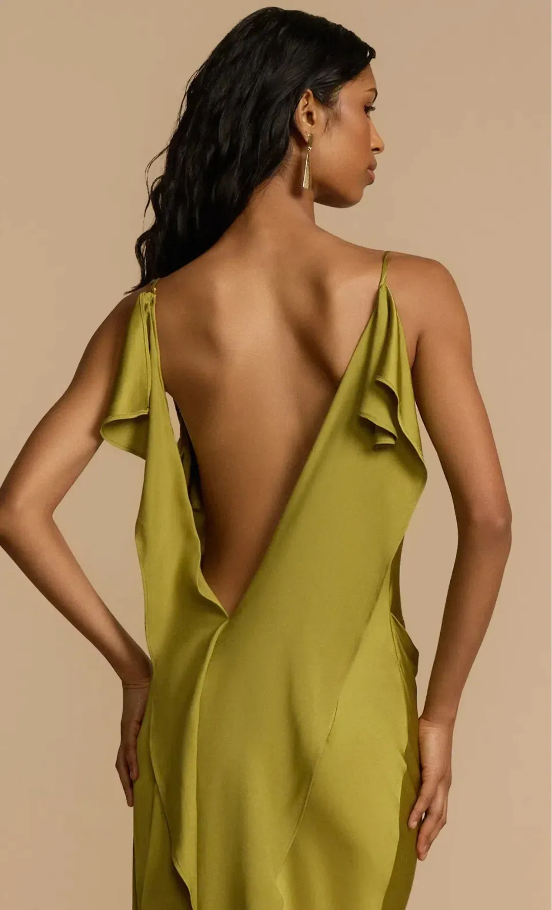 ARCINA ORI ODESSA DRESS PISTACHIO for rent on The Volte - main image