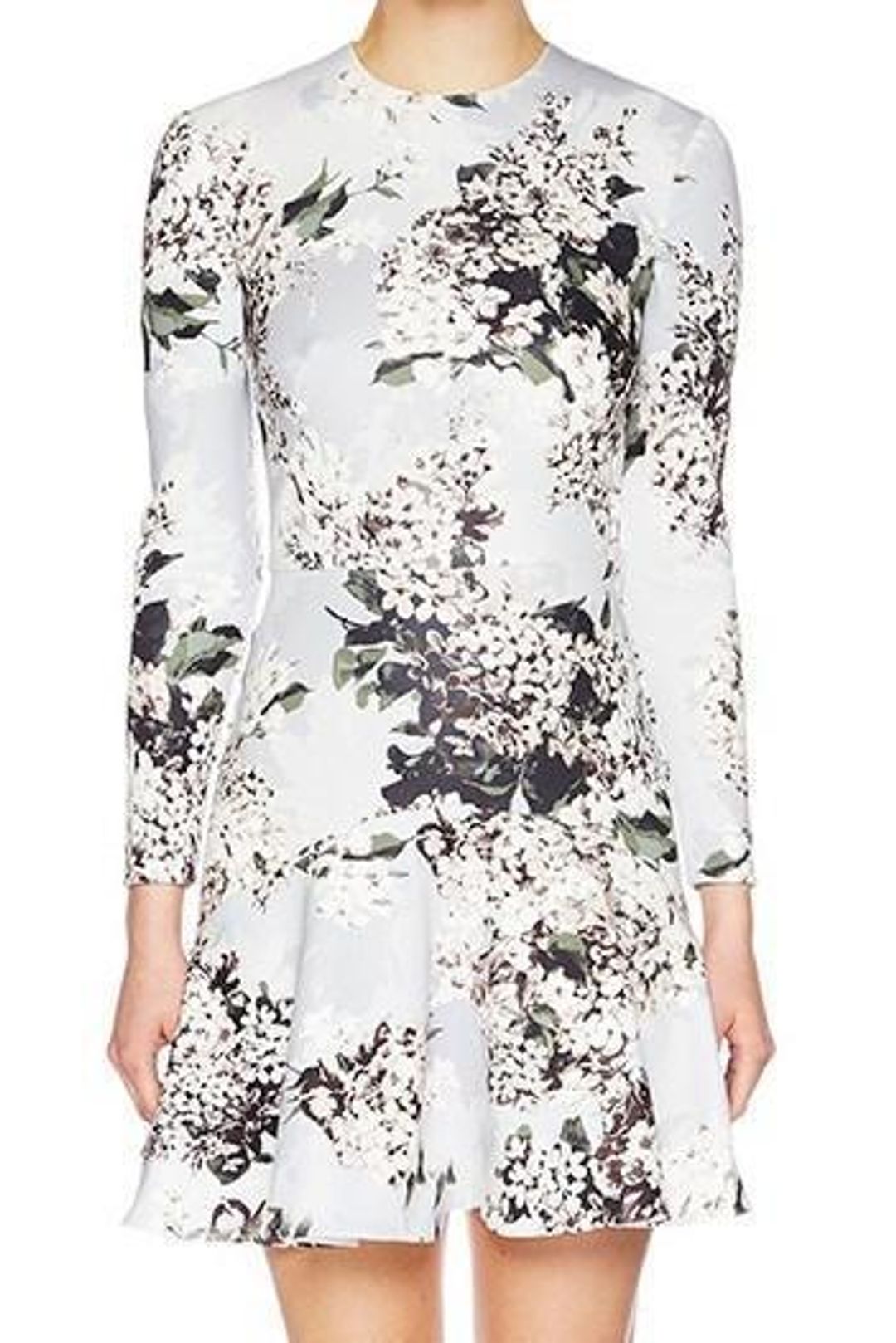 Lover Rosemary Scuba Dress Grey Floral Size 6 for rent on The Volte - main image