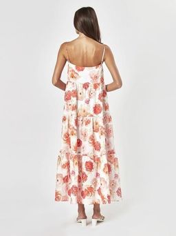 Charlie Holiday Isabella Maxi Dress Roses Print Size 8 for rent on The Volte - image 4