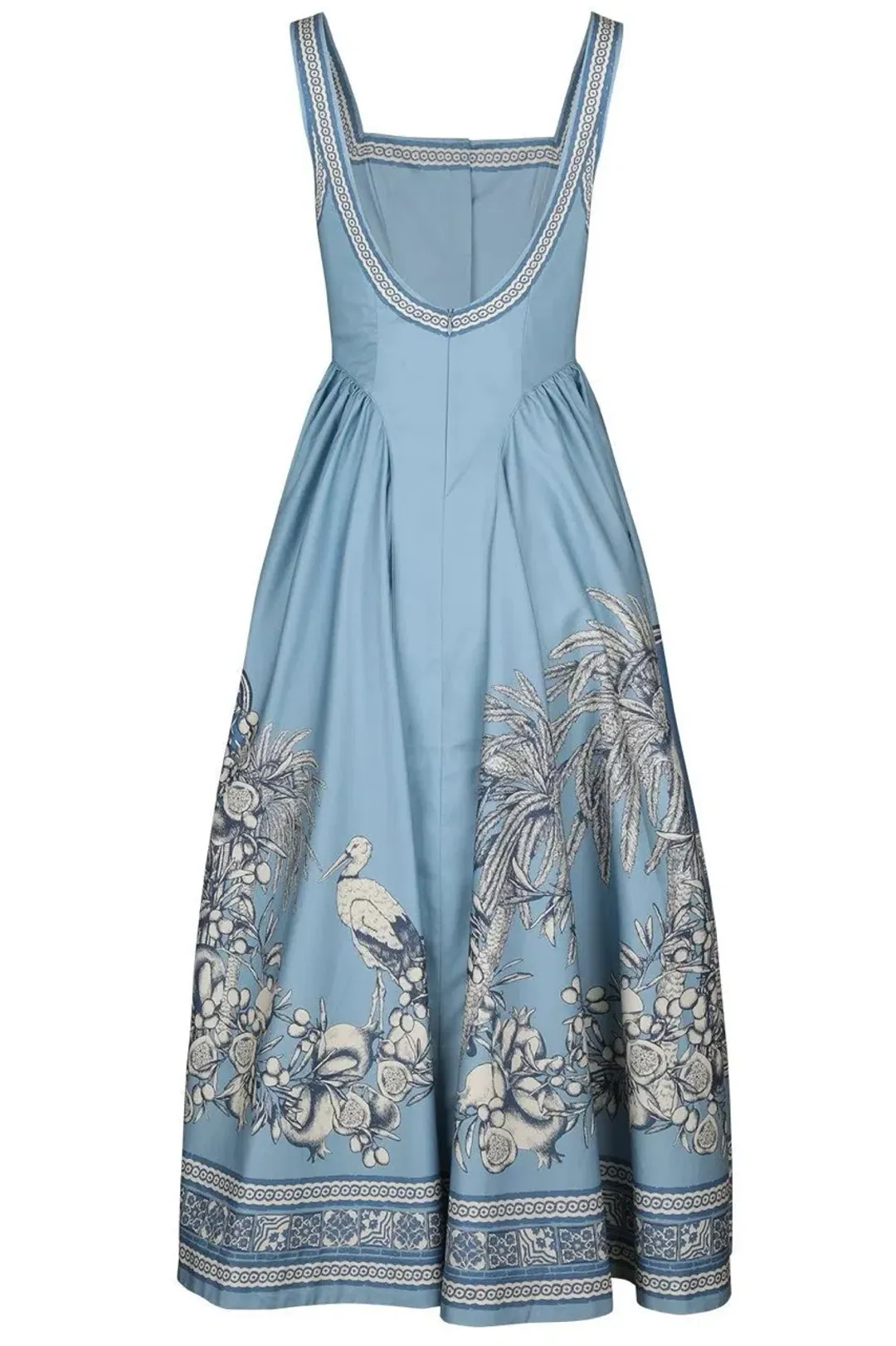 ALEMAIS Villa Romantica Midi Dress Blue Size 8 AU for rent on The Volte - main image