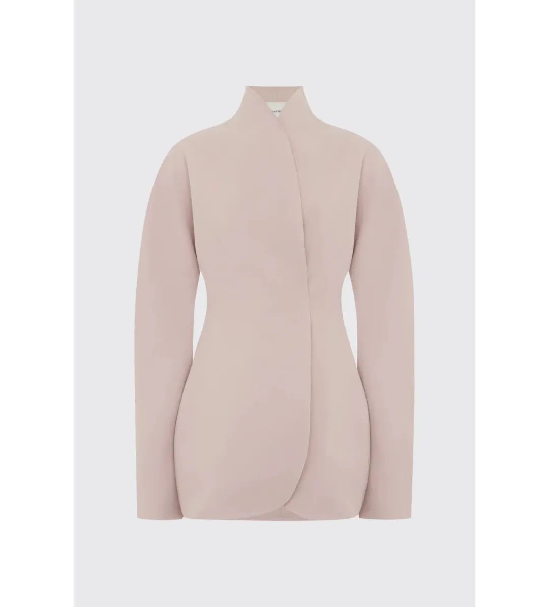Lillian Khallouf Laff Mini Dress in Dusty Pink Size AU8 for rent on The Volte - main image