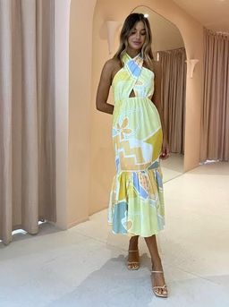 Steele Sia Midi Dress in Cabana Size XS / AU 6 for rent on The Volte - image 8