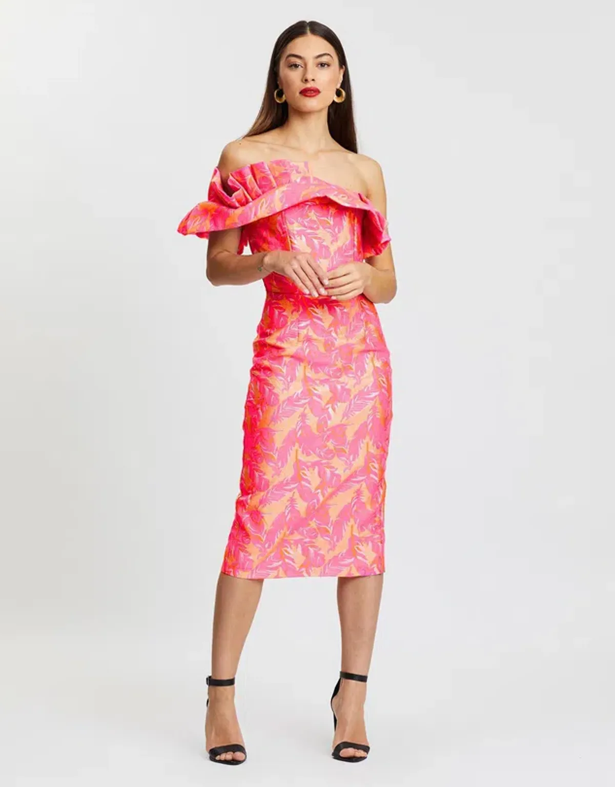 Eliya the Label Elena Dress Pink Size 6 for rent on The Volte - main image