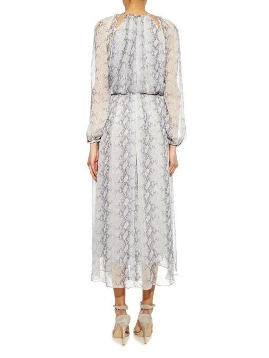 Zimmermann Silk Chiffon Dress Snake Print Size 8 for rent on The Volte - main image