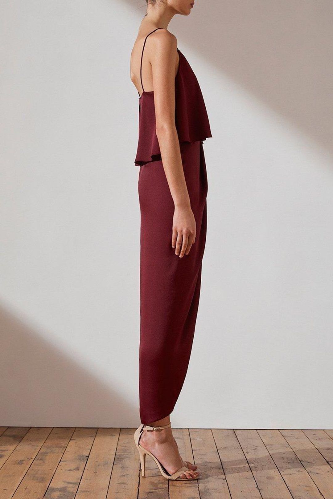 Luxe Cocktail Frill Dress Garnett for rent on The Volte - main image