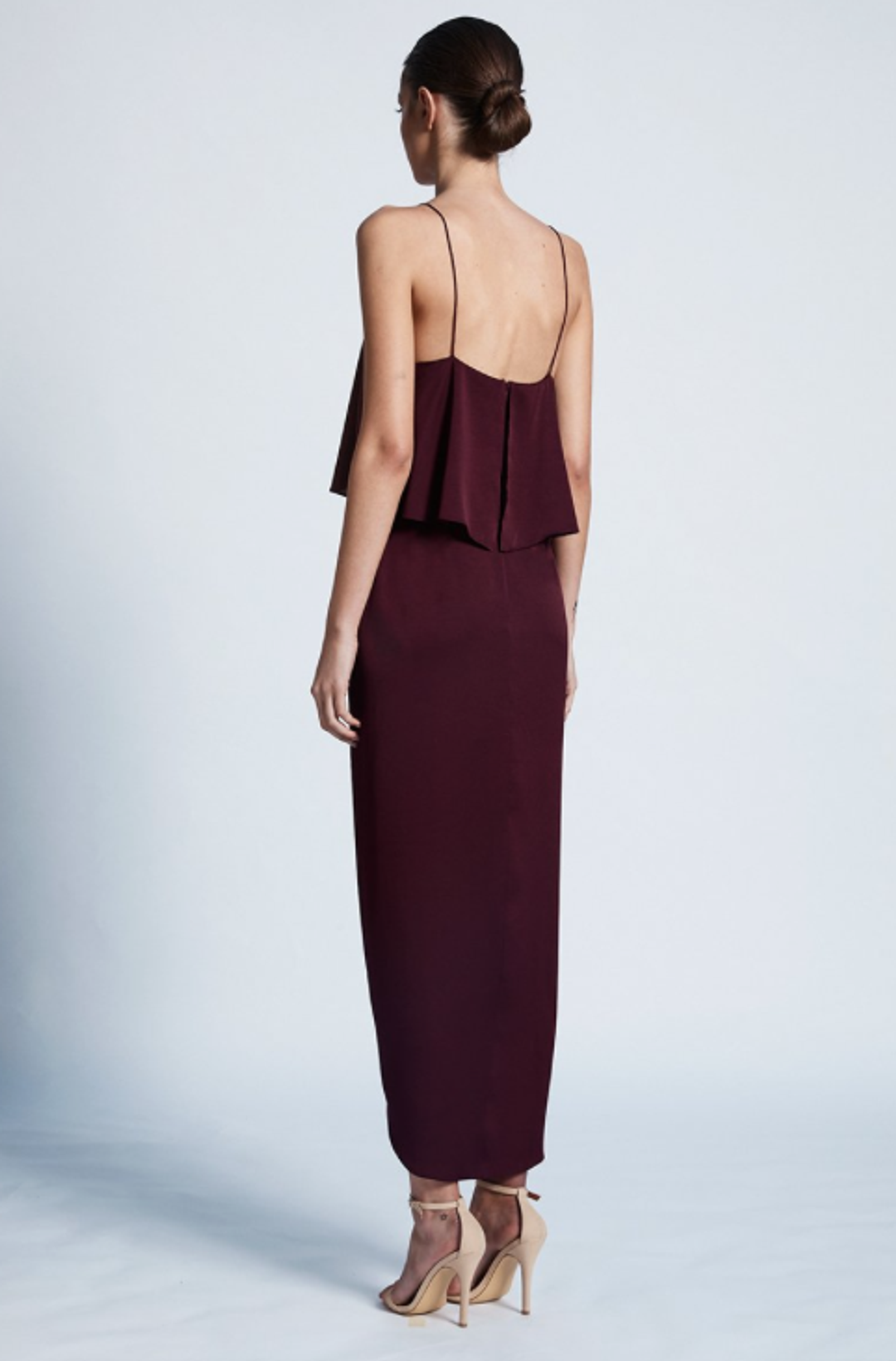 Luxe Cocktail Frill Dress Garnett for rent on The Volte - main image