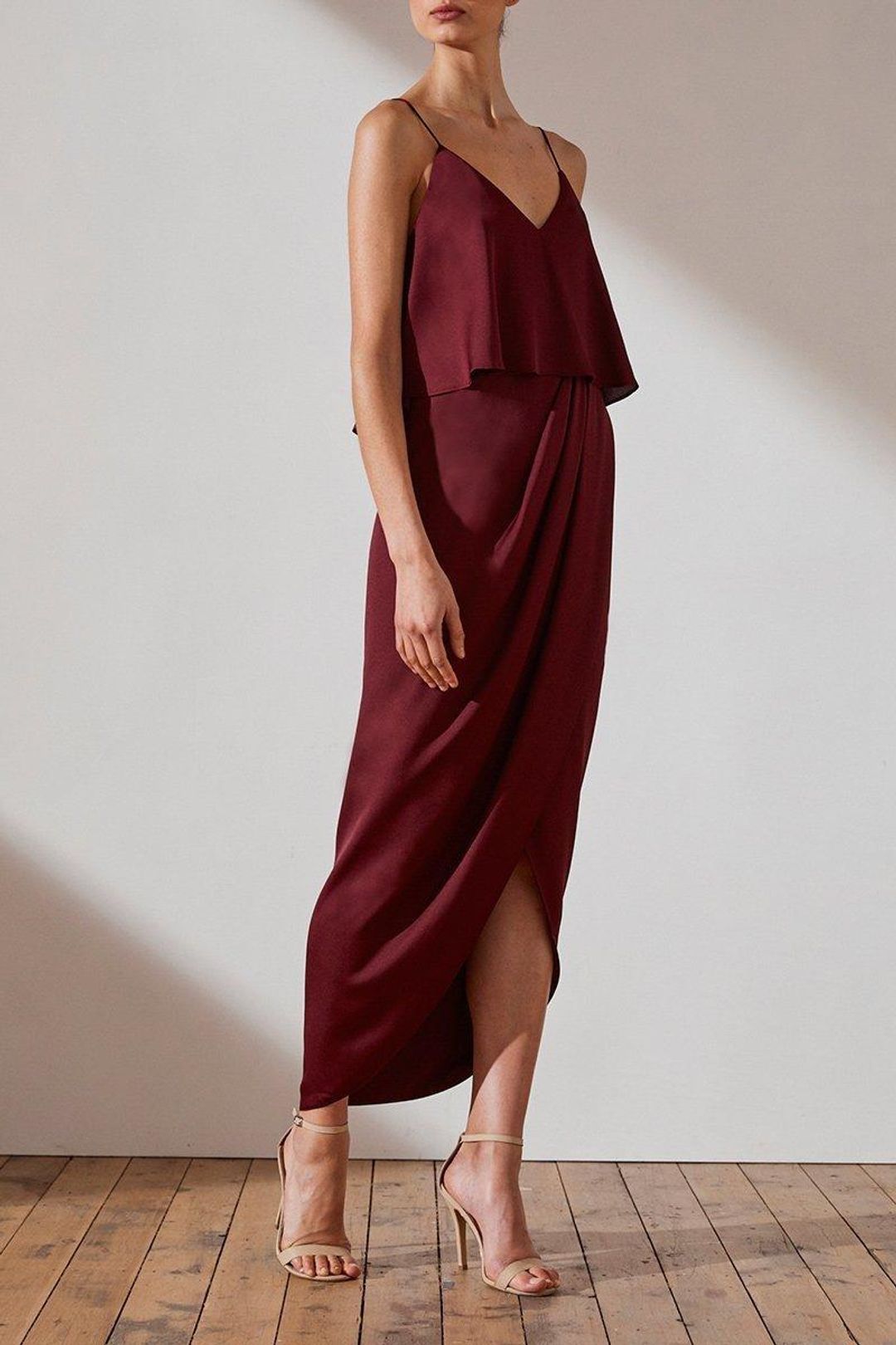 Luxe Cocktail Frill Dress Garnett for rent on The Volte - main image