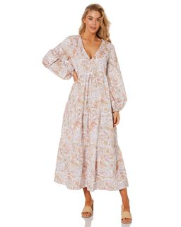Charlie Holiday Agatha Floral Tiered Cotton Dress Print Size 8 for rent on The Volte - image 4