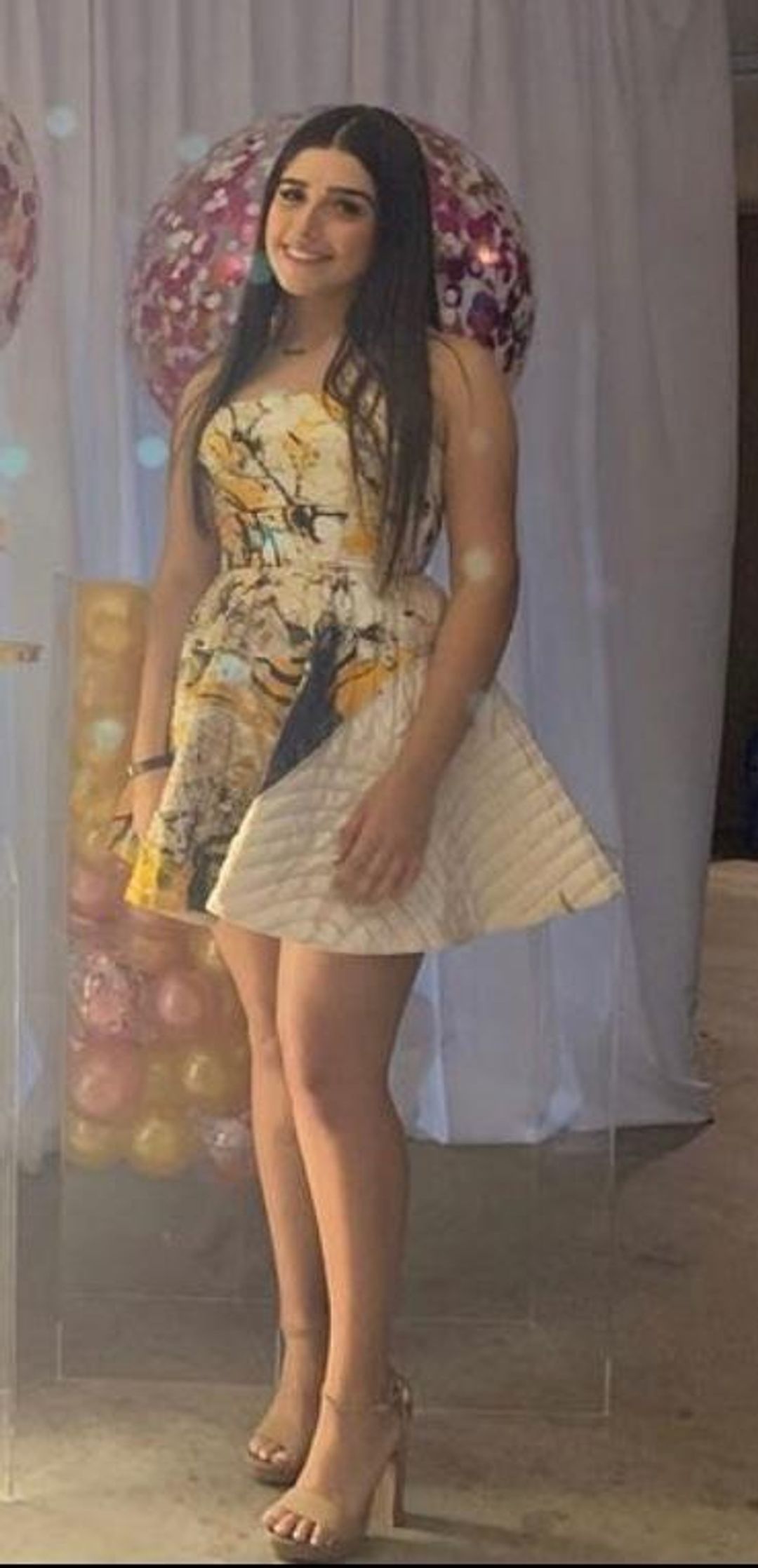 Aje Chelsea Dress Print Size 8 for rent on The Volte - main image