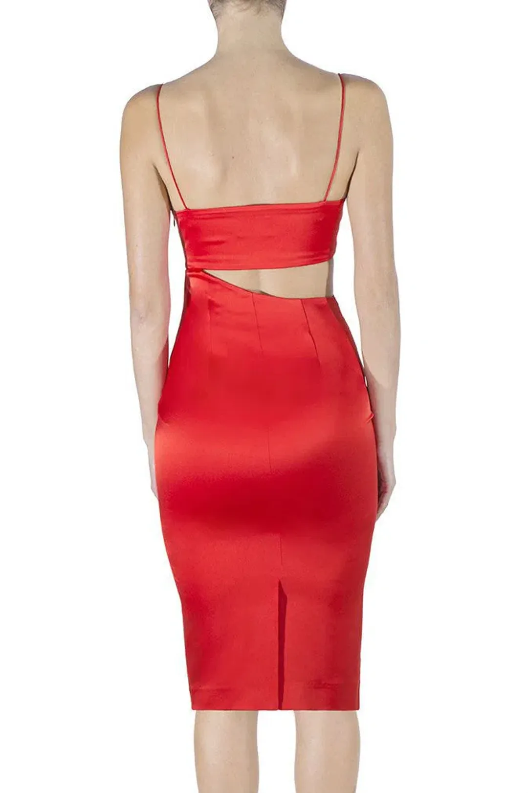MISHA Selina Slip Red Dress Size 10 for rent on The Volte - main image