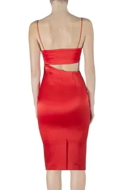 MISHA Selina Slip Red Dress Size 10 for rent on The Volte - image 4