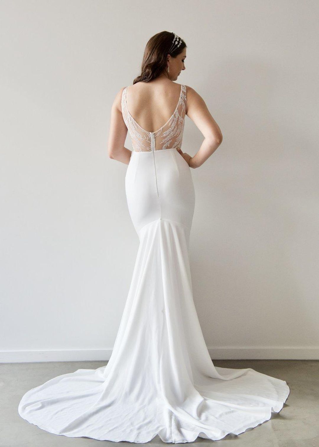 When Freddie Met Lilly Georgette Gown White Size 10 for rent on The Volte - main image