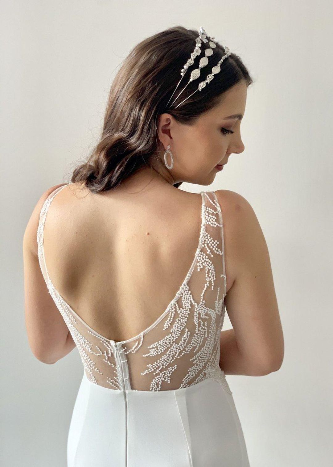 When Freddie Met Lilly Georgette Gown White Size 10 for rent on The Volte - main image