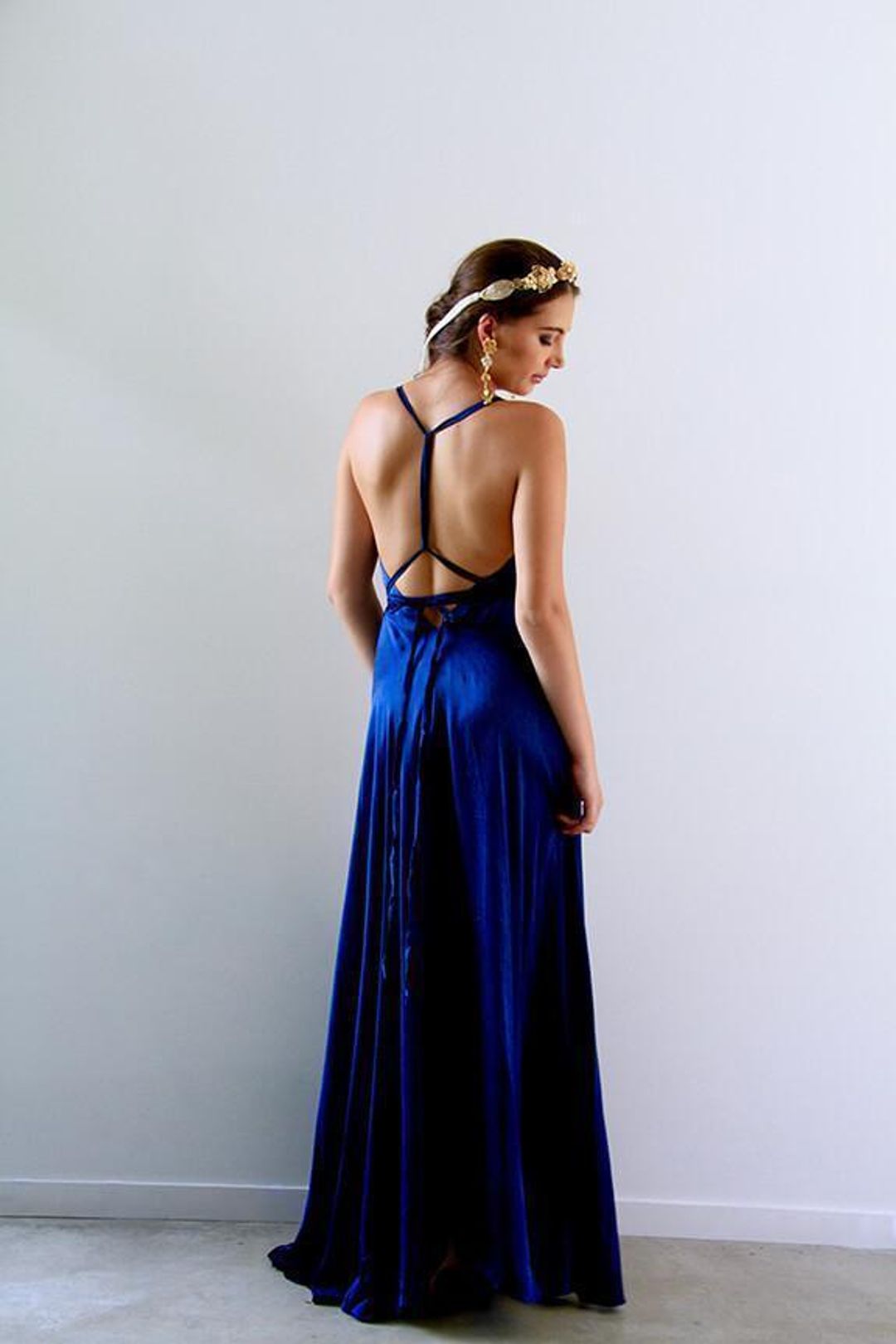When Freddie Met Lilly Xanadu Formal Gown Blue Size 8 for rent on The Volte - main image